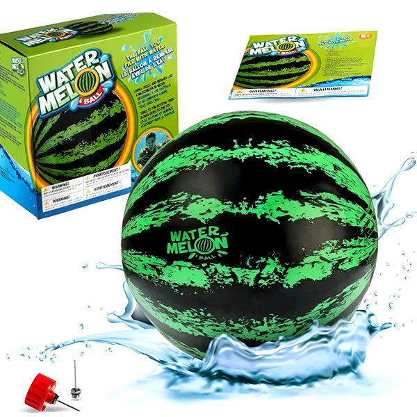 Multicolor underwater toy designed for dribbling and diving games in pools